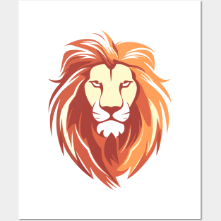 Lion Animal Freedom World Wildlife Wonder Vector Graphic Posters and Art